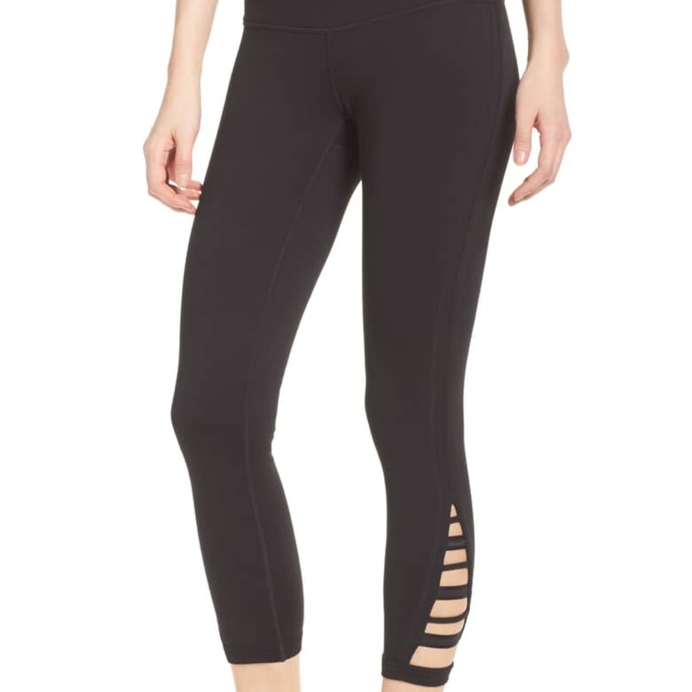 Zella Impulse High Waist Midi Leggings Black S